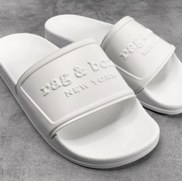 Rag & Bone Slide Sandal White Off White SZ 11 NIB New in Box - Picture 3 of 6